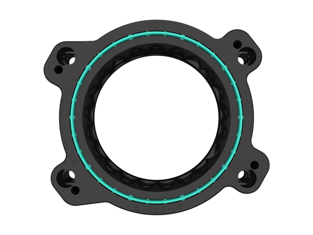 aFe 2020 Vette C8 Silver Bullet Aluminum Throttle Body Spacer / Works With Factory Intake Only - Blk aFe AFE46-34017B