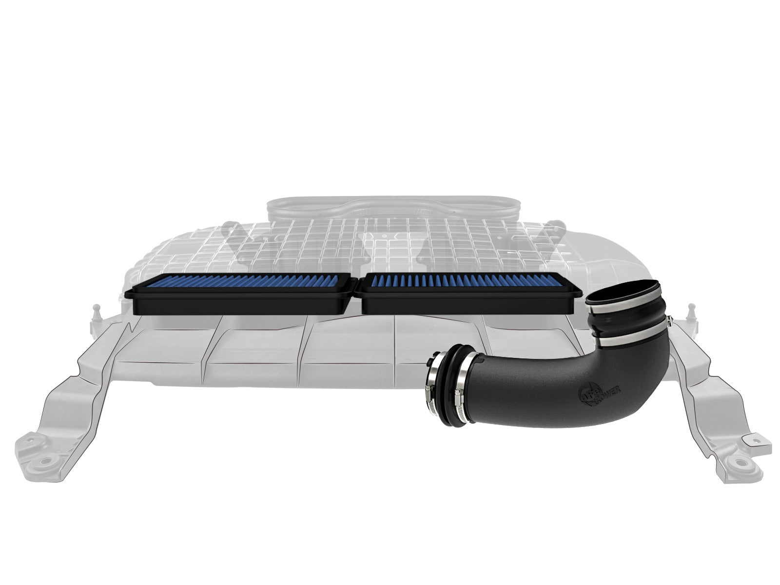 aFe 55-10014DC aFe Super Stock Carbon Fiber Pro Dry S Induction System 2021 RAM 1500 TRX V8-6.2L SC main image 0