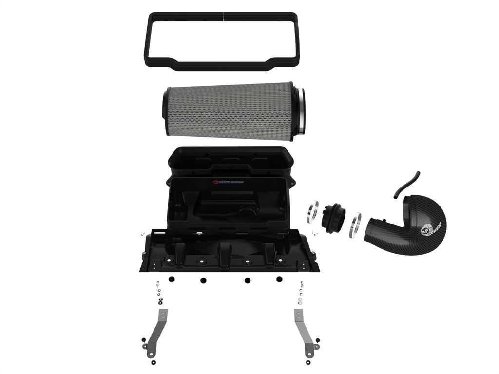 aFe 2021-2023 RAM 1500 TRX Track Series Carbon Fiber Cold Air Intake System w/ Pro DRY S aFe AFE57-10022D