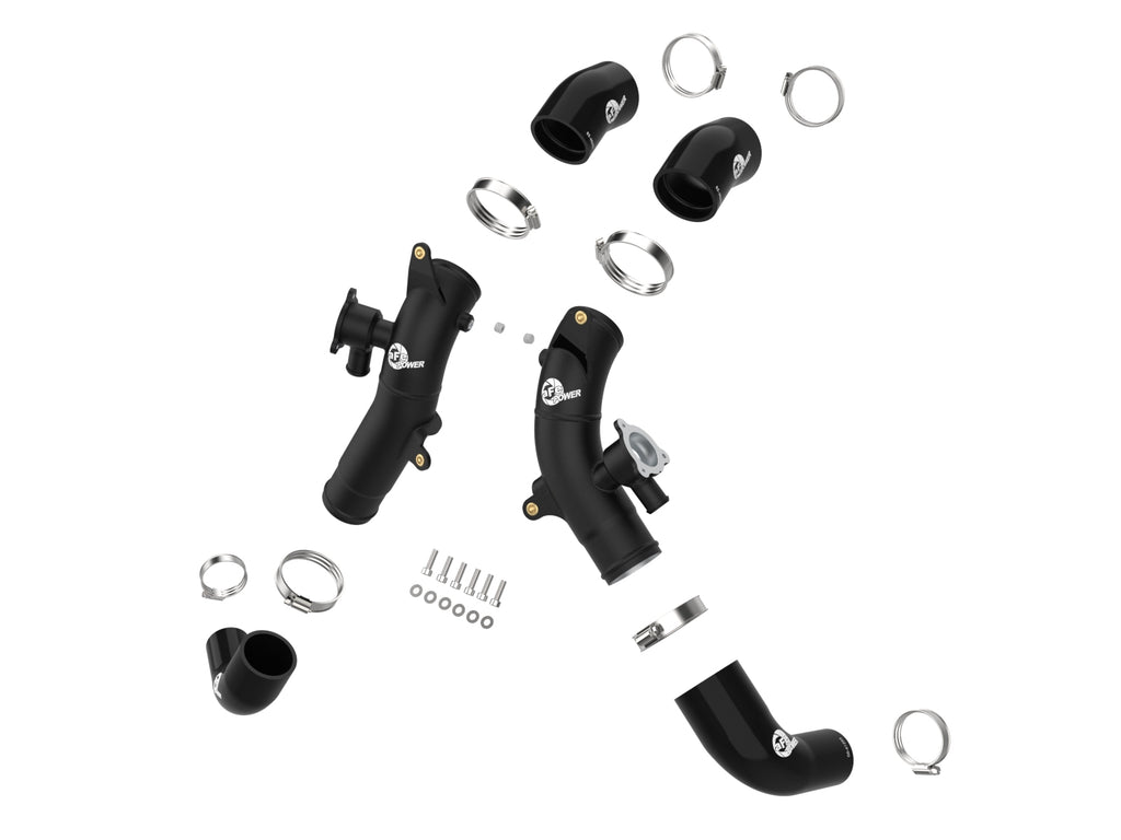 aFe 2022 Toyota Tundra V6-3.5L (tt) BladeRunner 2.5in Aluminum Hot Charge Pipe - Black aFe AFE46-20568-B