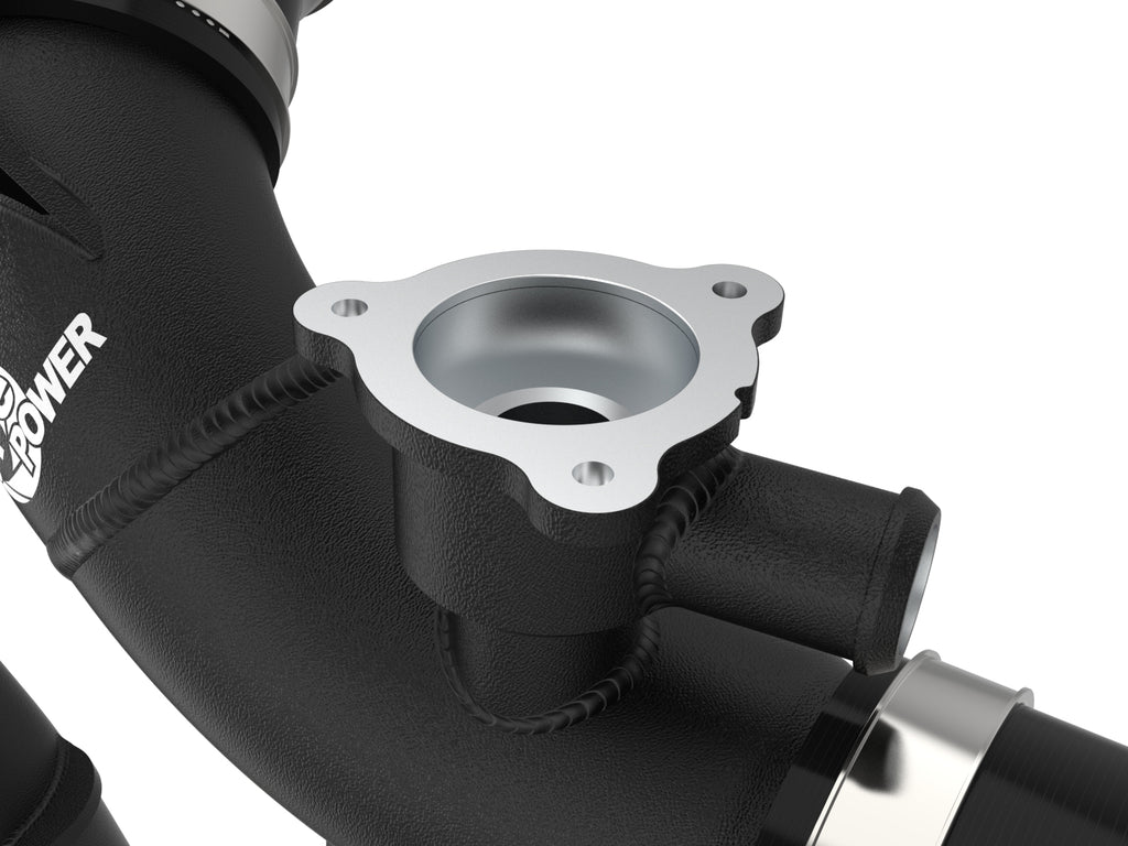 aFe 2022 Toyota Tundra V6-3.5L (tt) BladeRunner 2.5in Aluminum Hot Charge Pipe - Black aFe AFE46-20568-B