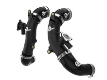 Load image into Gallery viewer, aFe 2022 Toyota Tundra V6-3.5L (tt) BladeRunner 2.5in Aluminum Hot Charge Pipe - Black aFe AFE46-20568-B