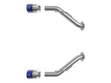 Load image into Gallery viewer, aFe 2023 Nissan Z V6-3.0L (tt) Takeda Stainless Steel Axle-Back Exhaust System w/ Blue Flame Tip aFe AFE49-36137-L
