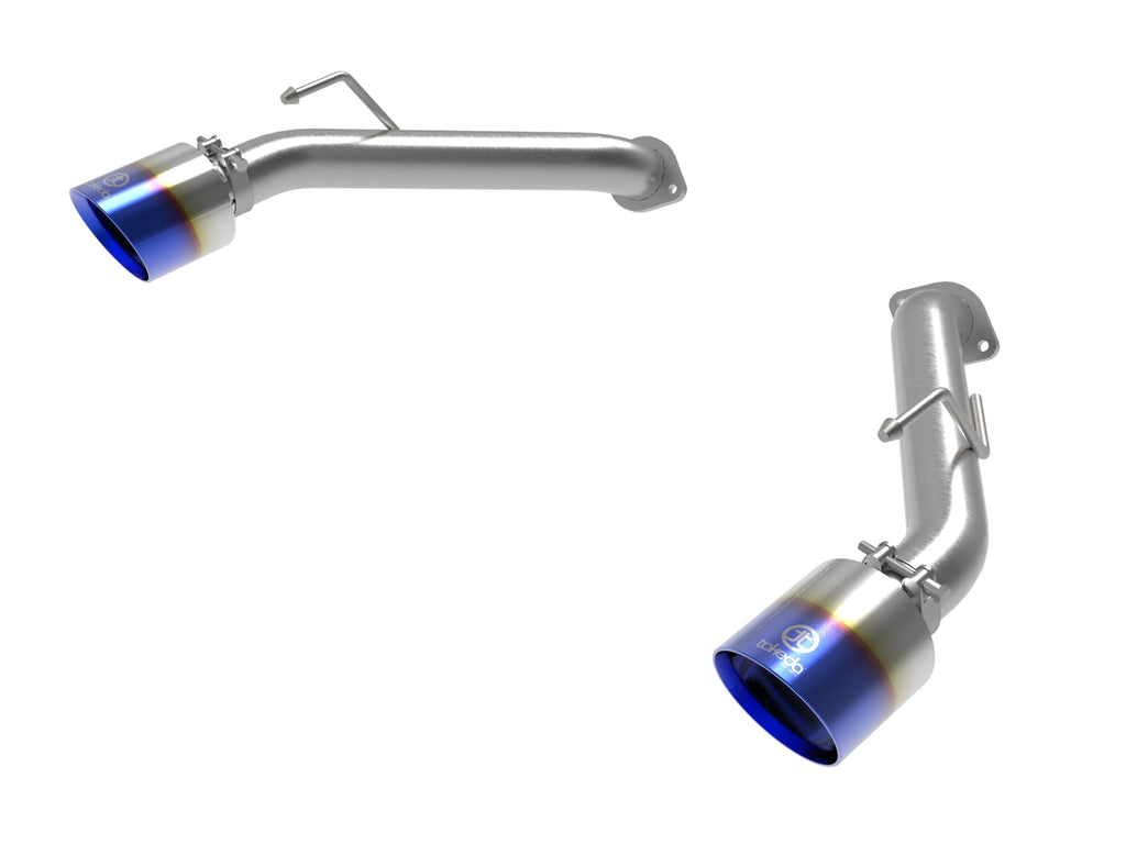 aFe 2023 Nissan Z V6-3.0L (tt) Takeda Stainless Steel Axle-Back Exhaust System w/ Blue Flame Tip aFe AFE49-36137-L