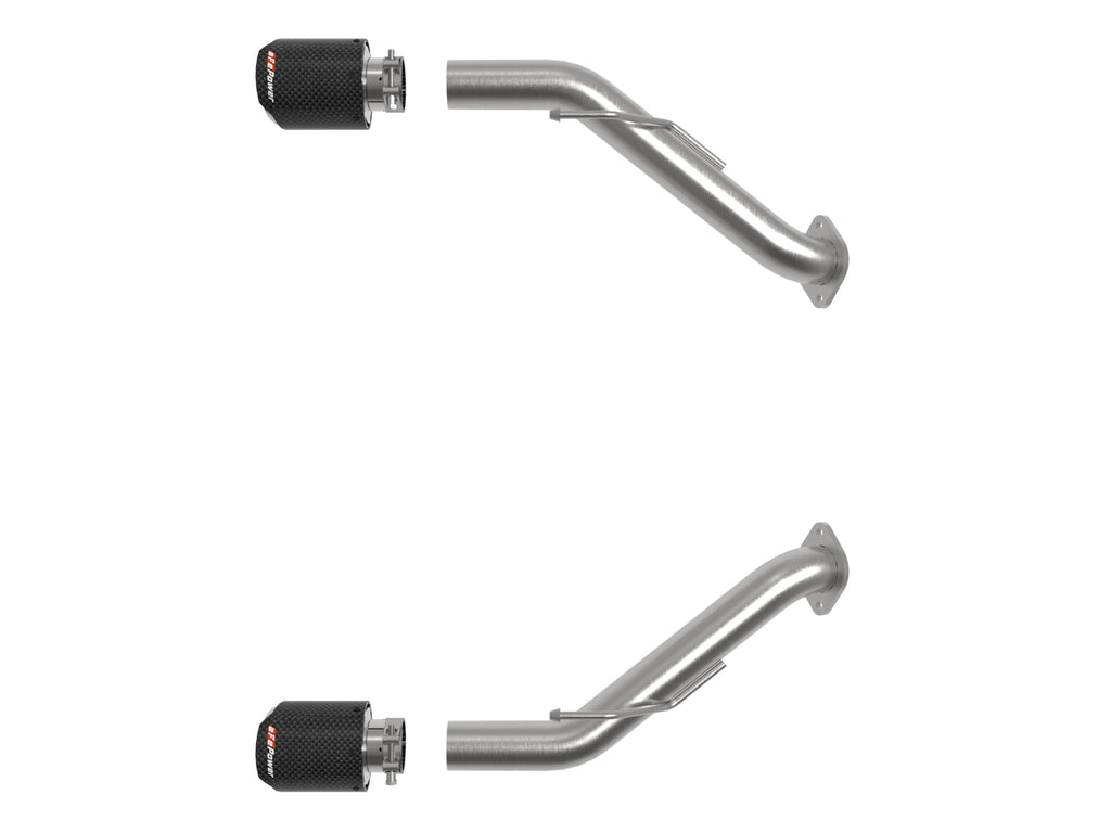 aFe 2023 Nissan Z V6-3.0L (tt)Takeda Stainless Steel Axle-Back Exhaust System w/ Carbon Fiber Tip aFe AFE49-36137-C