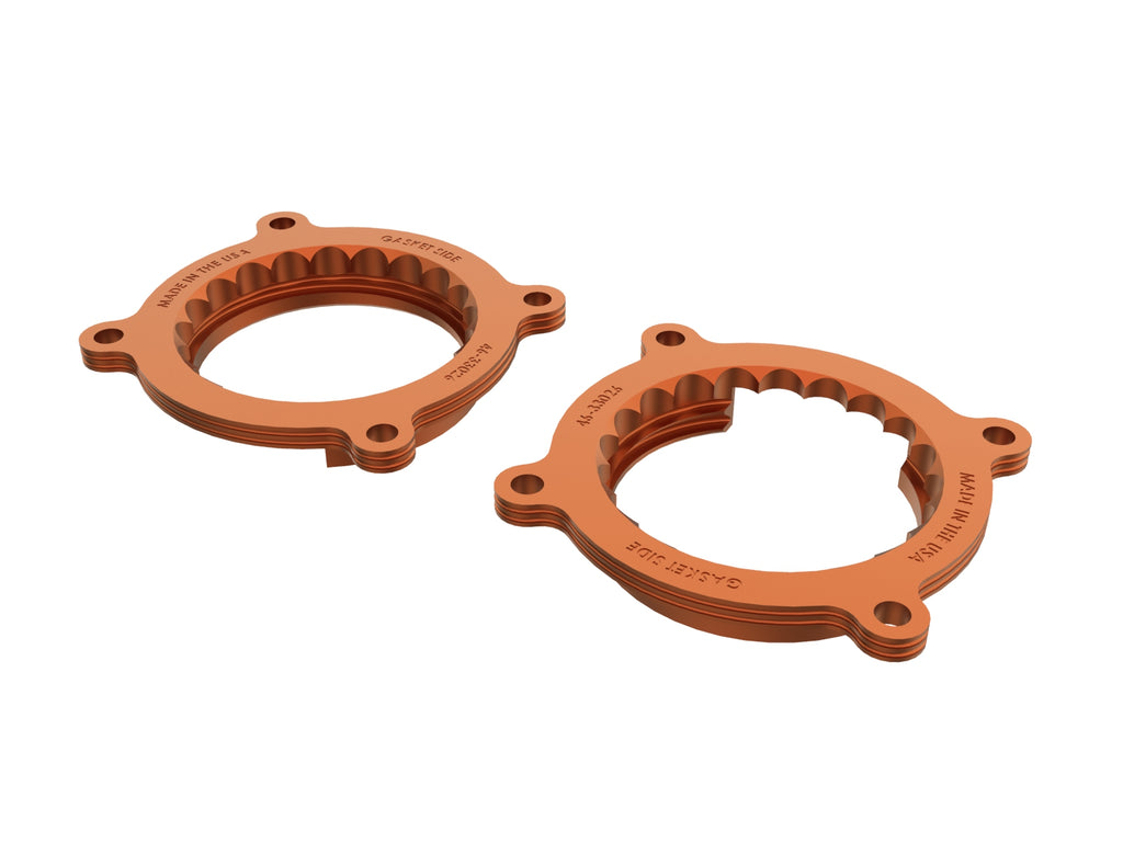 aFe 2024 Ford Mustang GT/ 2024 Ford Mustang Dark Horse V8 5.0L Silver Bullet Throttle Body Spacer aFe AFE46-33026N