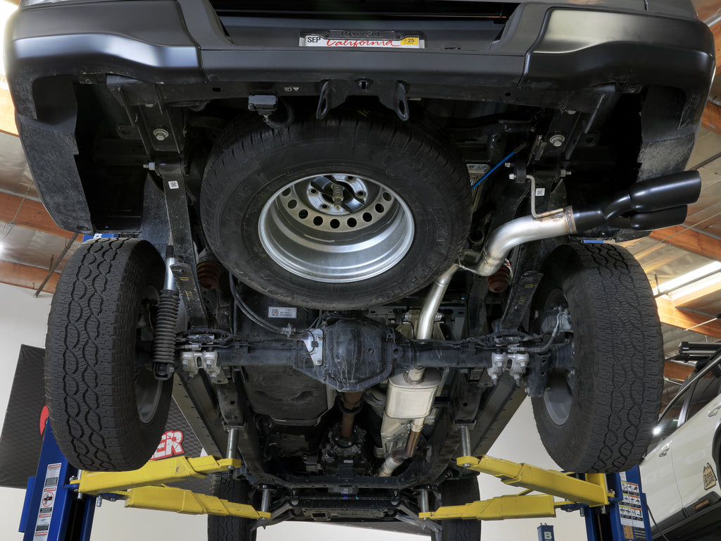 aFe 2024+ Ford Ranger L4-2.3L (t) Vulcan Series 2.5in to 3in Cat-Back Exhaust w/ Black Tip aFe AFE49-33148-B