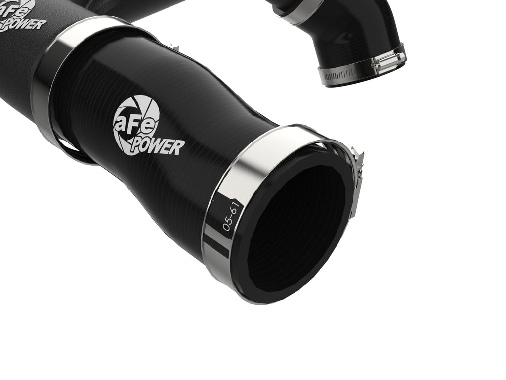 aFe 2024+ Jeep Wrangler JL L4-2.0L (t) BladeRunner 2-1/2in Aluminum Hot Charge Pipe - Black aFe AFE46-20778-B
