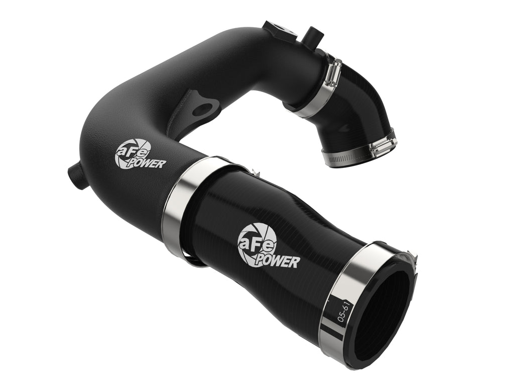 aFe 2024+ Jeep Wrangler JL L4-2.0L (t) BladeRunner 2-1/2in Aluminum Hot Charge Pipe - Black aFe AFE46-20778-B