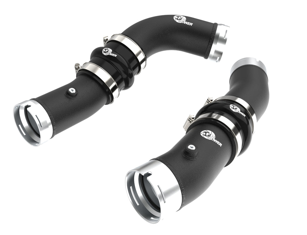 aFe 2024+ Toyota Tacoma BladeRunner 2.5in & 3in Aluminum Hot & Cold Charge Pipe Kit - Black aFe AFE46-20724-B