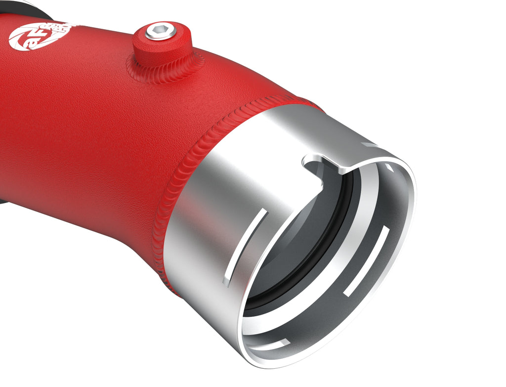 aFe 2024+ Toyota Tacoma BladeRunner 2.5in & 3in Aluminum Hot & Cold Charge Pipe Kit - Red aFe AFE46-20724-R