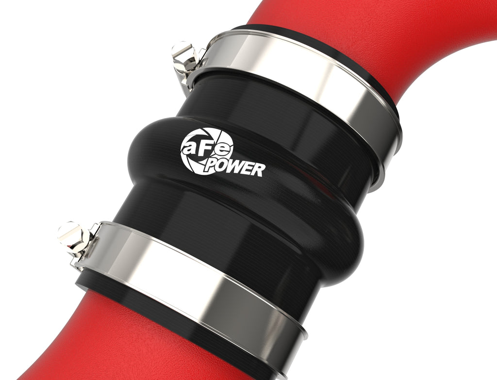 aFe 2024+ Toyota Tacoma BladeRunner 2.5in & 3in Aluminum Hot & Cold Charge Pipe Kit - Red aFe AFE46-20724-R