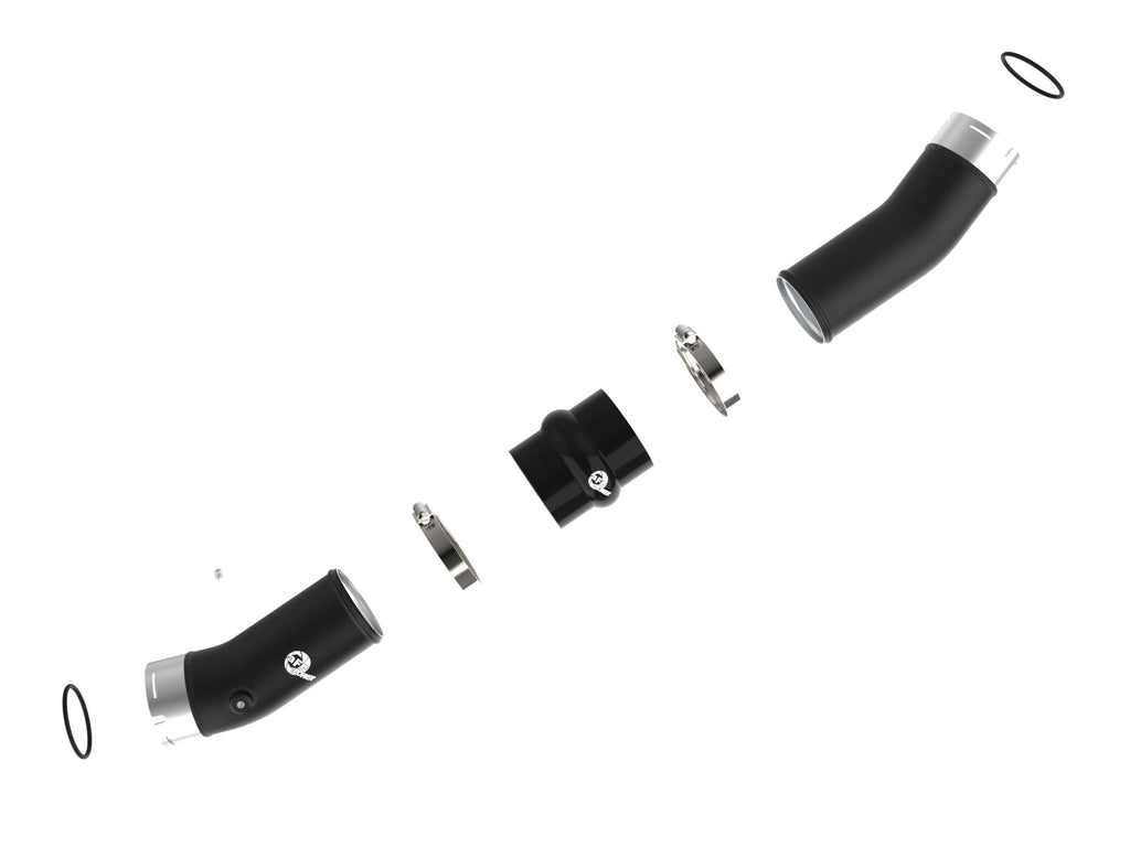 aFe 2024 Toyota Tacoma L4 2.4L (t) BladeRunner 3in Aluminum Cold Charge Pipe aFe AFE46-20729-B