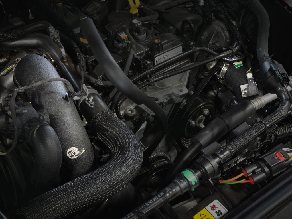 AFE 21-22 Ford Bronco L4-2.3L (t) BladeRunner Alum Hot/Cold Charge Pipe Kit - Black aFe AFE46-20574-B