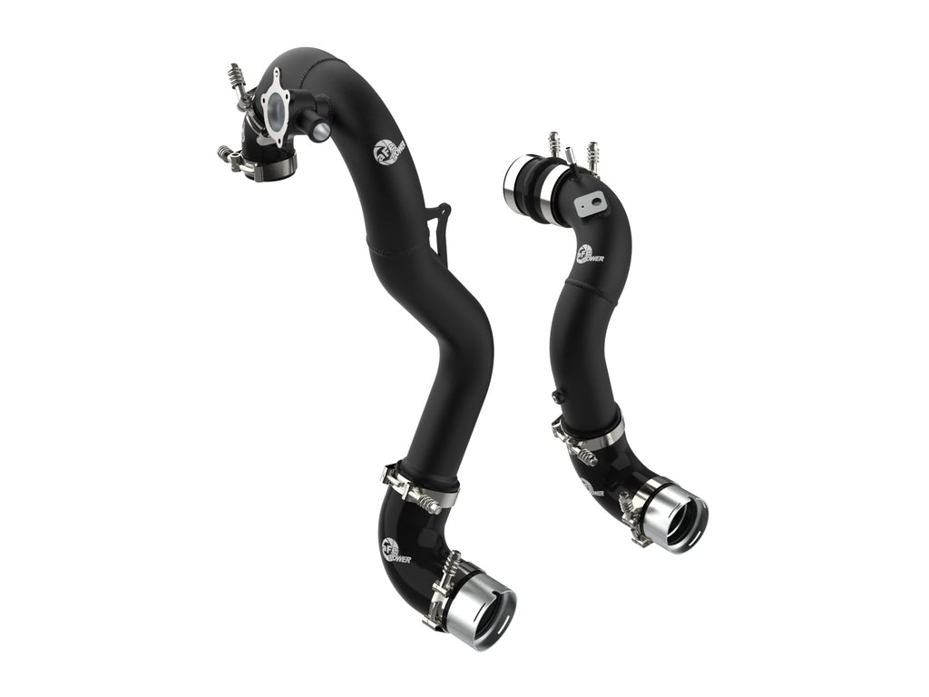 AFE 21-22 Ford Bronco L4-2.3L (t) BladeRunner Alum Hot/Cold Charge Pipe Kit - Black aFe AFE46-20574-B