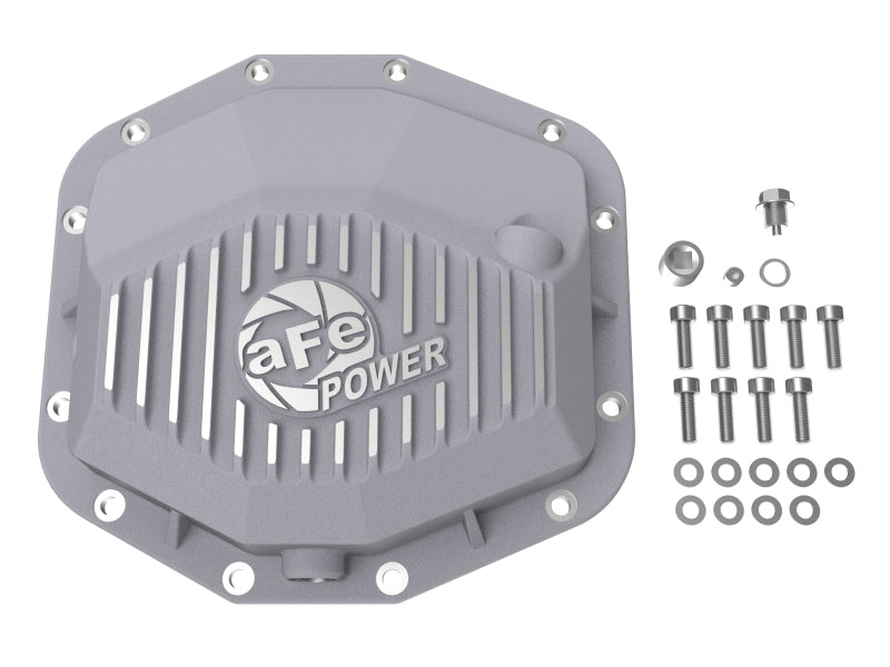 aFe 21-22 RAM 1500 TRX HEMI V8 6.2L(sc) Street Series Rear Differential Cover Raw w/ Machined Fins aFe AFE46-71280A