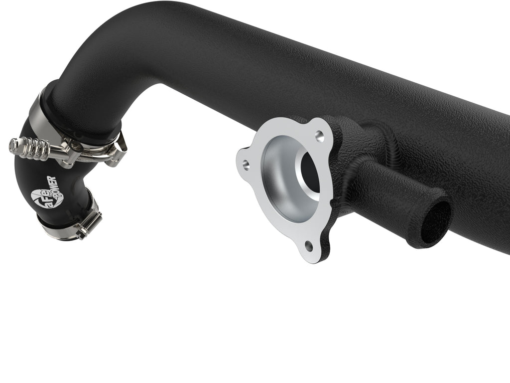 aFe 21-23 Ford Bronco V6-2.7Ltt BladeRunner Alum Hot &amp; Cold Charge Pipe Kit - Black aFe AFE46-20584-B