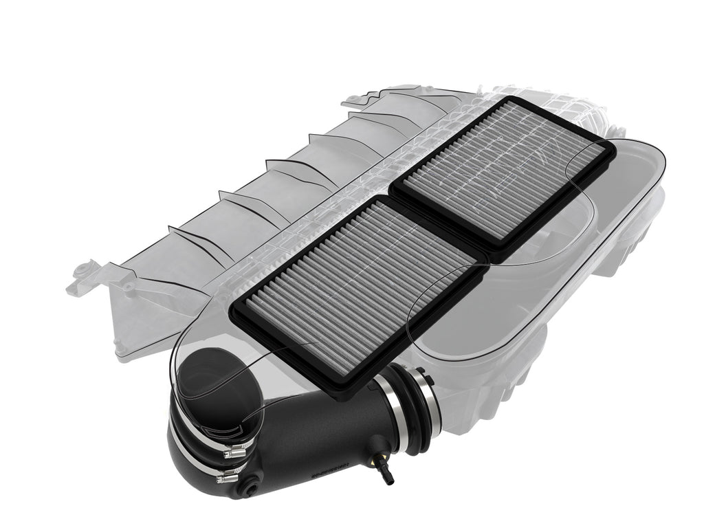 aFe 21-23 Ram 1500 TRX HEMI V8 6.2L (sc) Super Stock Induction System w/ Pro DRY S Filters aFe AFE55-10014D