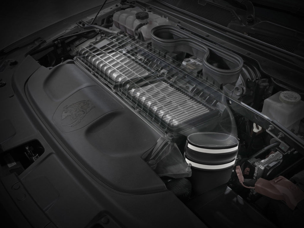 aFe 21-23 Ram 1500 TRX HEMI V8 6.2L (sc) Super Stock Induction System w/ Pro DRY S Filters aFe AFE55-10014D