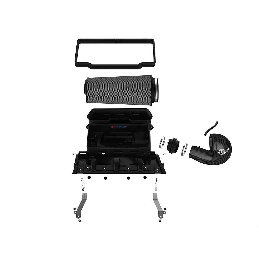 aFe 21-23 RAM 1500 TRX Track Series Carbon Fiber Cold Air Intake System w/ Pro 5R Filter aFe AFE57-10022K