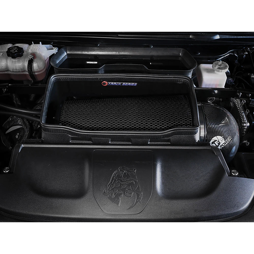 aFe 21-23 RAM 1500 TRX Track Series Carbon Fiber Cold Air Intake System w/ Pro 5R Filter aFe AFE57-10022K