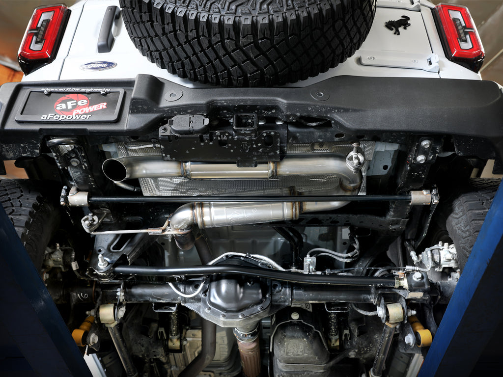 aFe 21-24 Ford Bronco Apollo GT Series 3 IN 409 Stainless Steel Hi-Tuck Axle-Back Exhaust aFe AFE49-43147