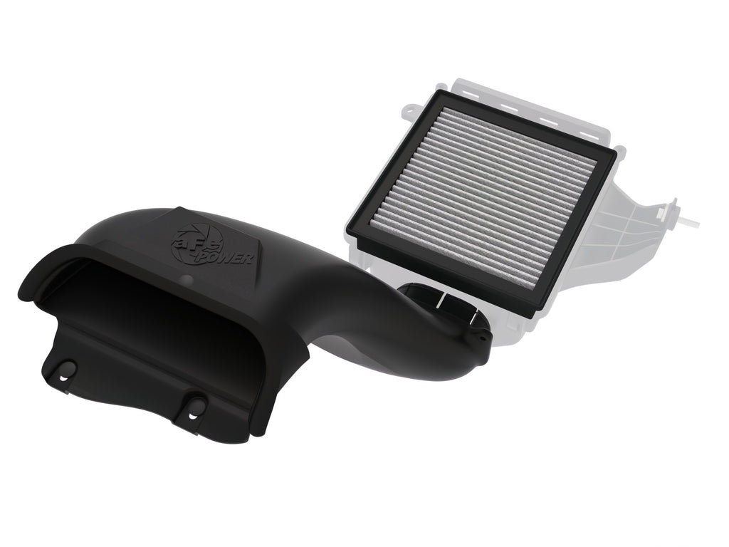 aFe 21-24 Ford F-150 V6/V8 Dynamic Air Scoop w/ Pro DRY S Filter (D.A.S. PLUS) aFe AFE55-11001D