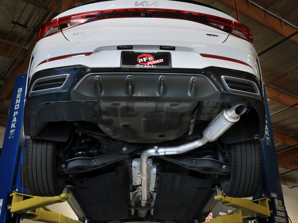 aFe 21-24 Kia K5 Takeda 2.5in 304 Stainless Steel Cat-Back Exhaust System aFe AFE49-37041