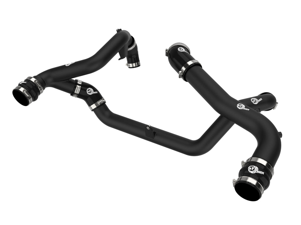 aFe 22-23 Ford Explorer BladeRunner Aluminum Hot and Cold Charge Pipe Kit - Blk aFe AFE46-20674-B