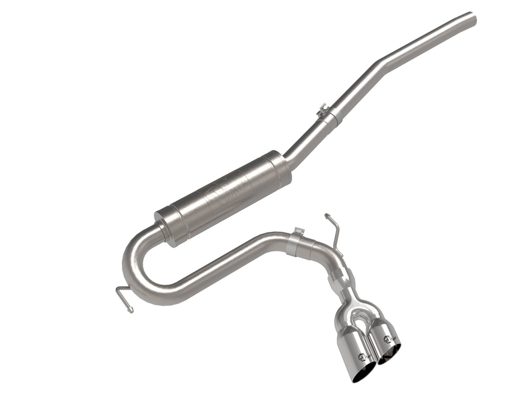 aFe 22-23 Ford Maverick EcoBoost L4 2.0L(t) Rebel Series 2-1/2in 304 SS Cat-Back w/ Polished Tip aFe AFE49-33144-P