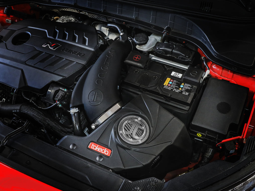 aFe 22-23 Hyundai Kona N L4 2.0L(t) Takeda Momentum Cold Air Intake System w/ Pro DRY S Filter aFe AFE56-70058D