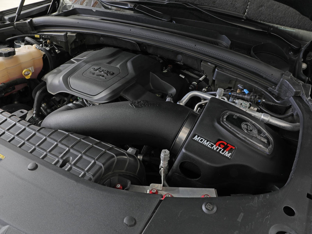 aFe 22-23 Jeep Grand Cherokee WL HEMI V8 5.7L Momentum GT Cold Air Intake System w/Pro Dry S Filter aFe AFE50-70093D
