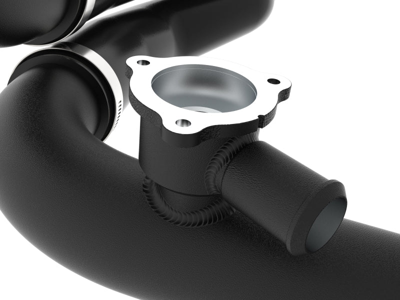 aFe 22-24 Ford Bronco Raptor BladeRunner 2-1/4in Aluminum Hot Charge Pipe Black aFe AFE46-20758-B