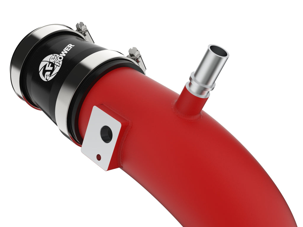 aFe 22-24 Ford Bronco Raptor BladeRunner Aluminum Hot and Cold Charge Pipe Kit Red aFe AFE46-20754-R