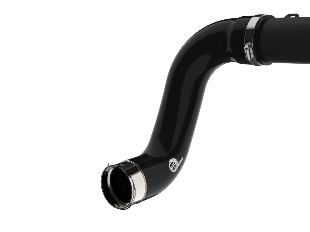 aFe 22-24 Ford Bronco Raptor V6-3.0L BladeRunner Aluminum Hot and Cold Charge Pipe Kit - Black aFe AFE46-20754-B