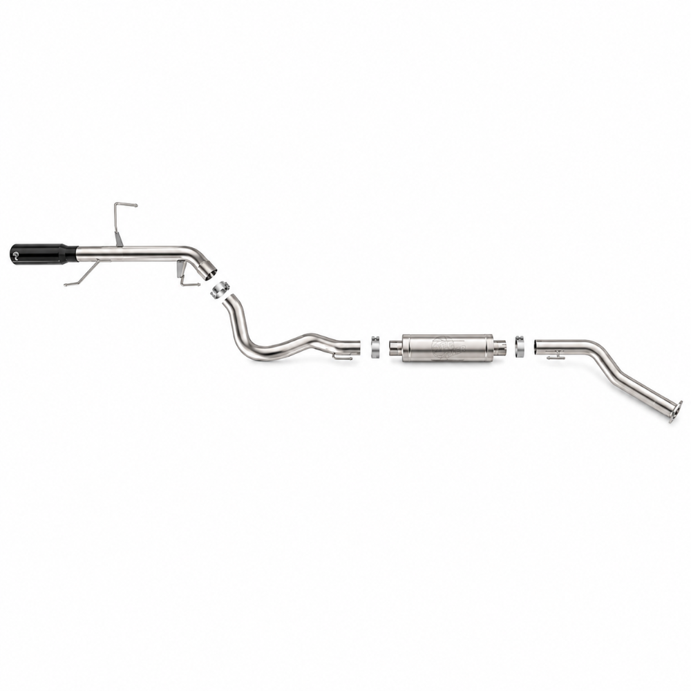 aFe 2022-2026 Land Cruiser J300 exhaust system with black powder-coated tip
