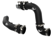 Load image into Gallery viewer, aFe 23-24 Ford Diesel Trucks V8-6.7L (td) BladeRunner Aluminum Hot and Cold Charge Pipe Kit - Black aFe AFE46-20734-B