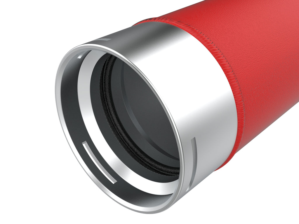 aFe 23-24 Ford Diesel Trucks V8-6.7L (td) BladeRunner Aluminum Hot and Cold Charge Pipe Kit - Red aFe AFE46-20734-R