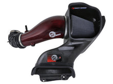 Load image into Gallery viewer, aFe 23-24 Ford F150 Raptor R Supercharged Red Carbon Track Series Air Intake w/ P5R Filter (MOQ 24) aFe AFE57-10030KR