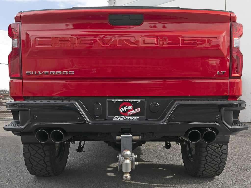 aFe 23-24 GM Trucks L6-3.0L (td) LZ0 Vulcan Series 3in 304 SS DPF-Back Exhaust System w/ Black Tip aFe AFE49-34146-B