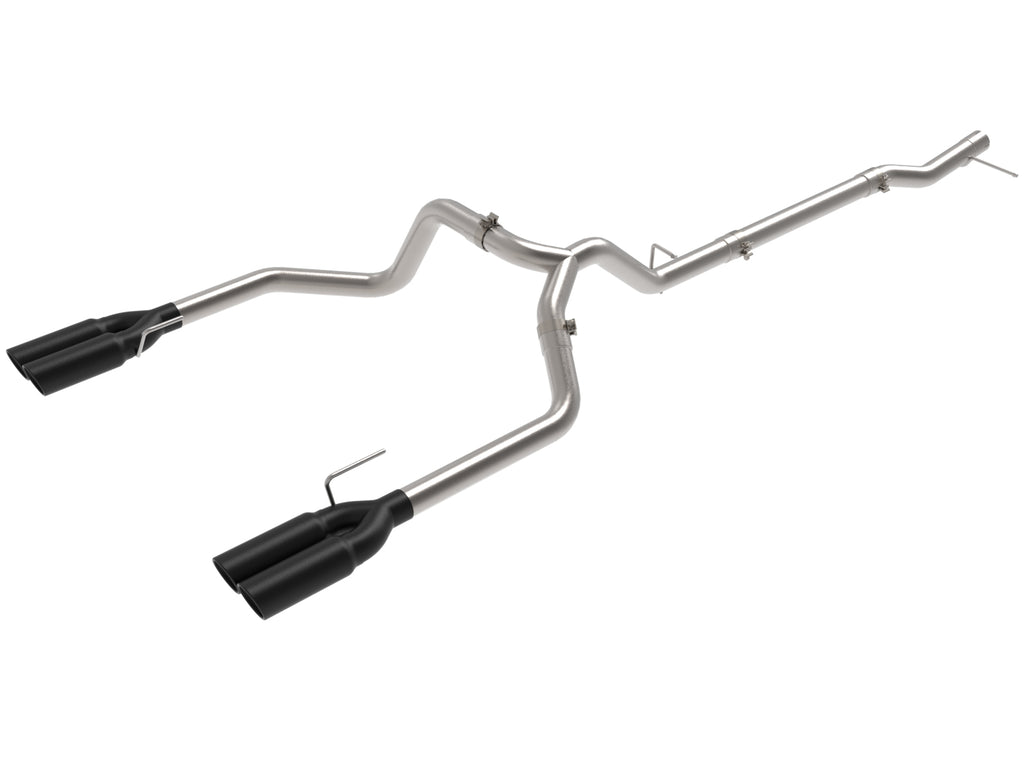 aFe 23-24 GM Trucks L6-3.0L (td) LZ0 Vulcan Series 3in 304 SS DPF-Back Exhaust System w/ Black Tip aFe AFE49-34146-B