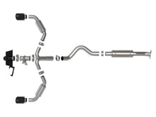 Load image into Gallery viewer, aFe 23-24 Toyota GR Corolla L3 1.6L (t) Gemini XV 3in to 2-1/2in Cat Back Exhaust w/ Black Tips aFe AFE49-36067-B