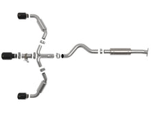 Load image into Gallery viewer, aFe 23-24 Toyota GR Corolla L3 1.6L (t) Gemini XV 3in to 2-1/2in Cat Back Exhaust w/ Black Tips aFe AFE49-36070-B