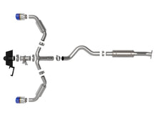 Load image into Gallery viewer, aFe 23-24 Toyota GR Corolla L3 1.6L (t) Gemini XV 3in to 2-1/2in Cat Back Exhaust w/ Blue Flame Tips aFe AFE49-36067-L