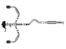 Load image into Gallery viewer, aFe 23-24 Toyota GR Corolla L3 1.6L (t) Gemini XV 3in to 2-1/2in CatBack Exhaust w/Carbon Fiber Tips aFe AFE49-36067-C