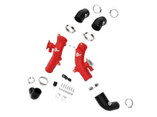 Load image into Gallery viewer, aFe 23-24 Toyota Sequoia V6-3.4L Hybrid BladeRunner 2.5in Aluminum Hot Charge Pipe - Red aFe AFE46-20718-R