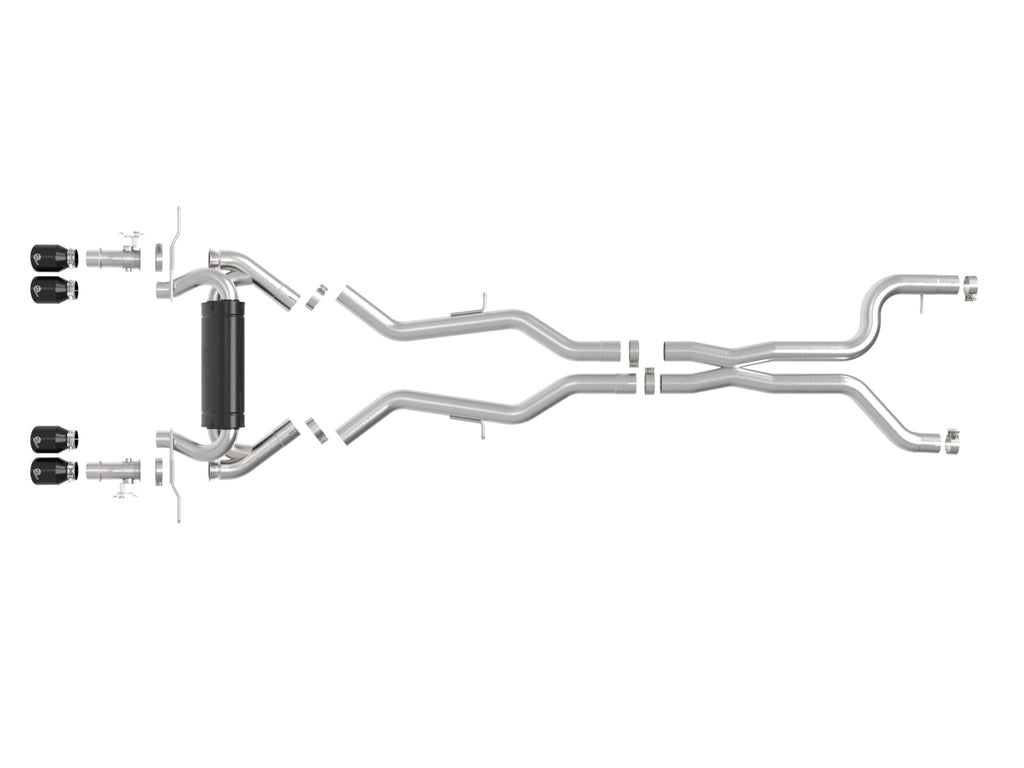 aFe 23-25 BMW M2 L6-3.0L (G87) MACH Force-Xp Cat-Back Exhaust w/ Black Tip aFe AFE49-36353-B