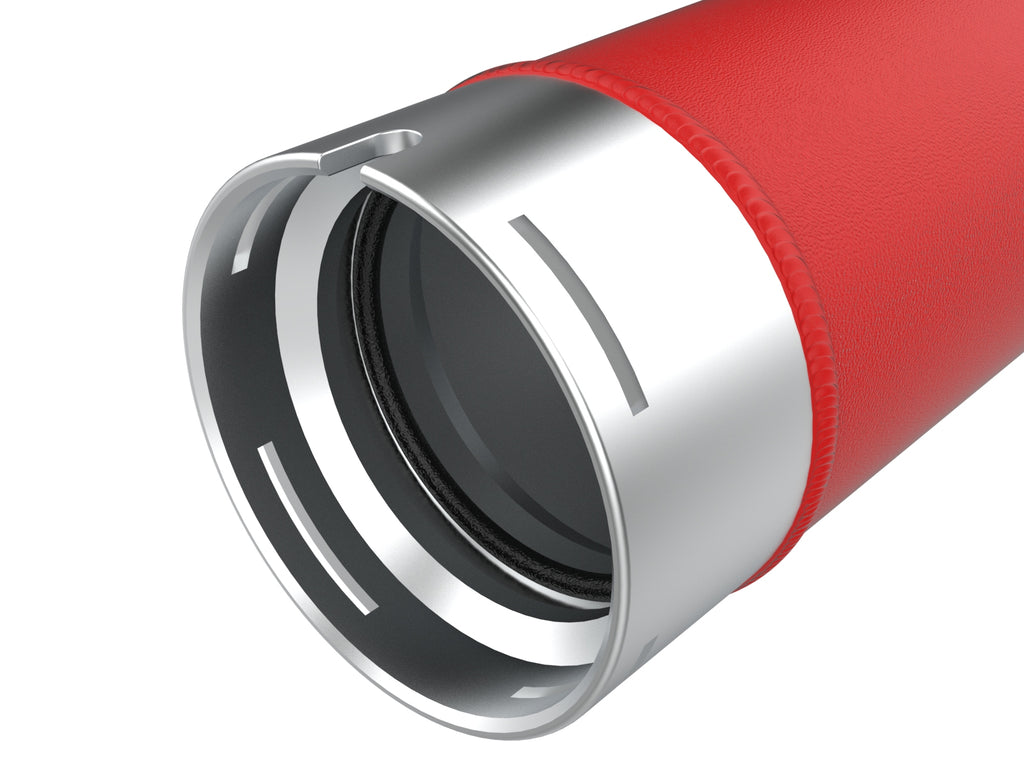 aFe 23-25 Ford F250/F350 Super Duty V8-6.7L BladeRunner Aluminum Hot & Cold Charge Pipe Kit - Red aFe AFE46-20684-R