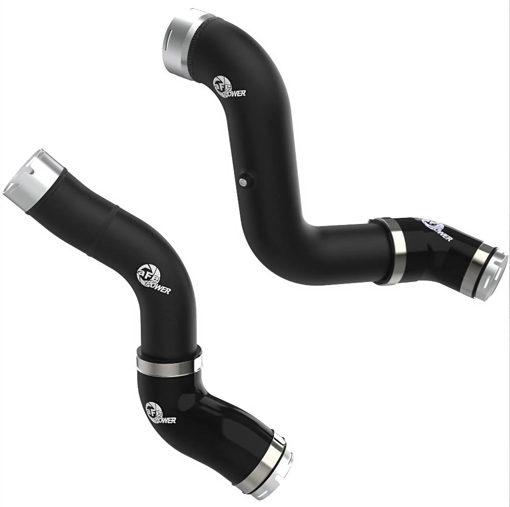 aFe 23-25 GM Colorado/Canyon L4-2.7L BladeRunner Aluminum Hot and Cold Charge Pipe Kit - Black aFe AFE46-20744-B