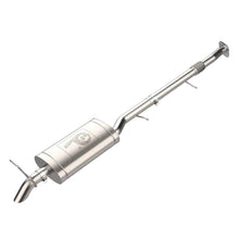 Load image into Gallery viewer, aFe Rock Basher 3-inch stainless cat-back exhaust system, full length diagram view